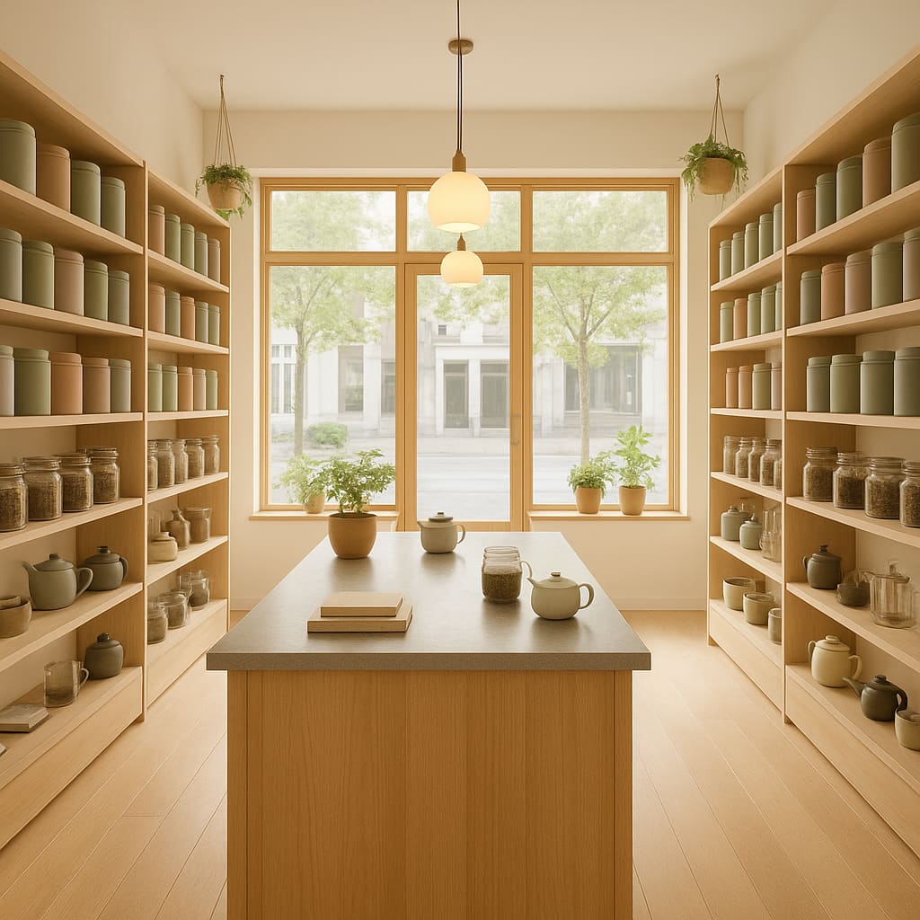 Tea Boutique Interior